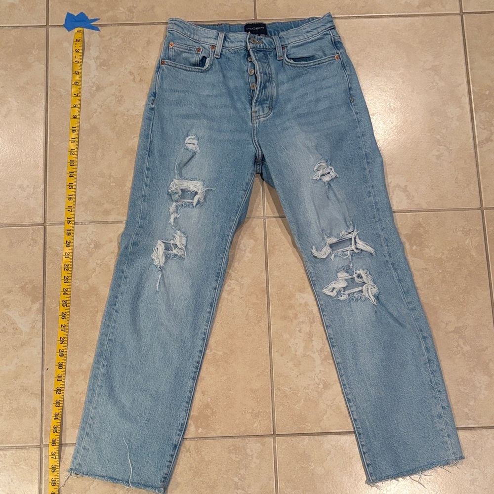 Light Blue Distressed lucky brand Jeans